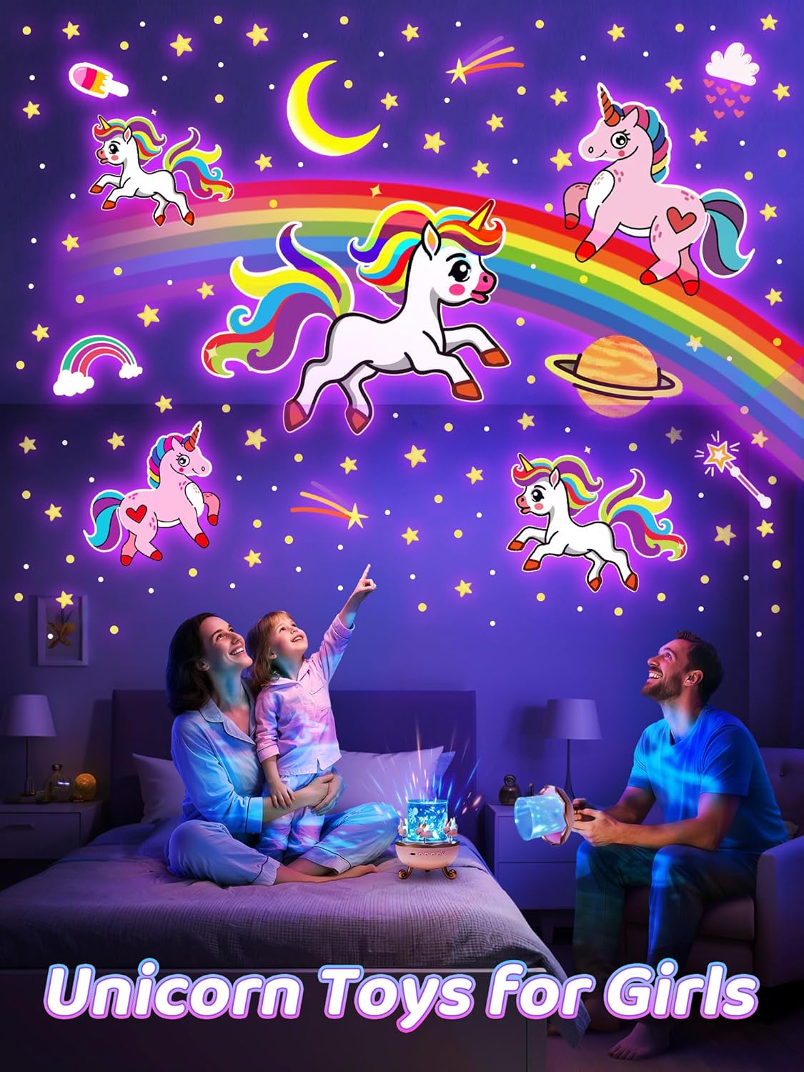 Bunny Carousel Night Light Projector