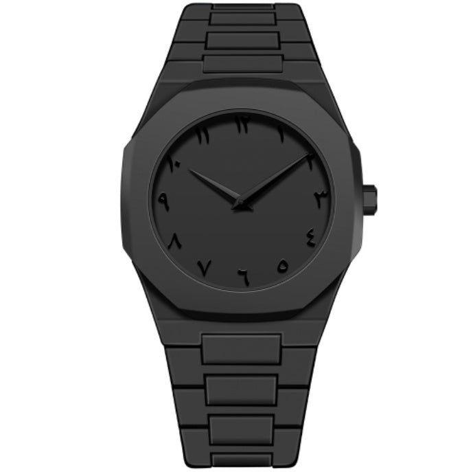 MYVRA ™Black Arabic Aura Watch