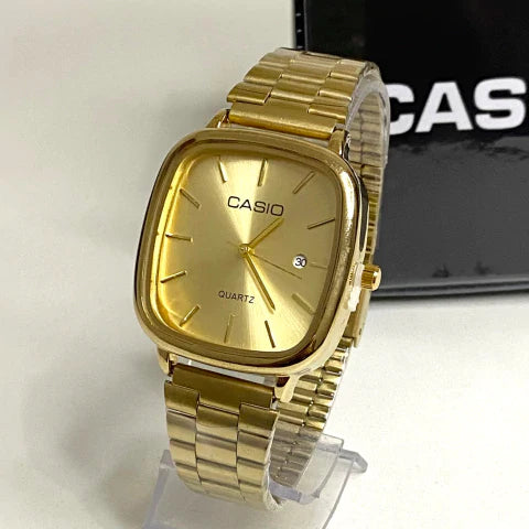 MYVRA ™Casio Watch Gold + Gold – كاسيو ووتش ذهبي + ذهبي